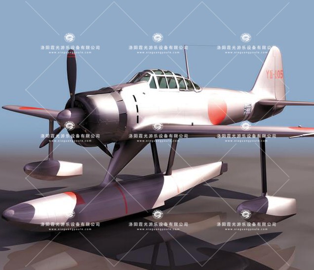 大厂3D模型飞机_